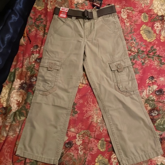 Khaki cargo pants - Picture 1 of 4
